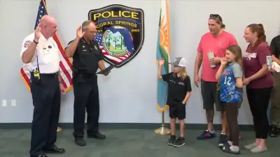 City of Coral Springs makes 6-year-old getting life-saving surgery ‘police officer for a day’