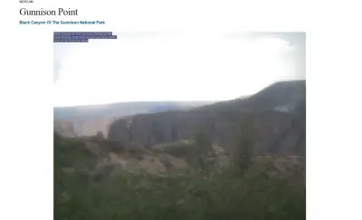 2 wildfires, possibly sparked by lightning, lead to evacuation of Black Canyon of the Gunnison National Park