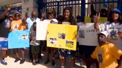 Student athletes, alumni rally for reinstatement of suspended Miami Northwestern Senior High football coach
