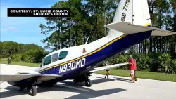 Pilot OK after small plane makes emergency landing on street in St. Lucie County